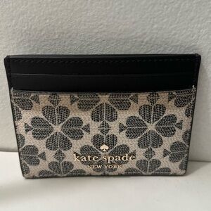 Kate Spade New York Signature Spade Flower Small Slim Card Holder